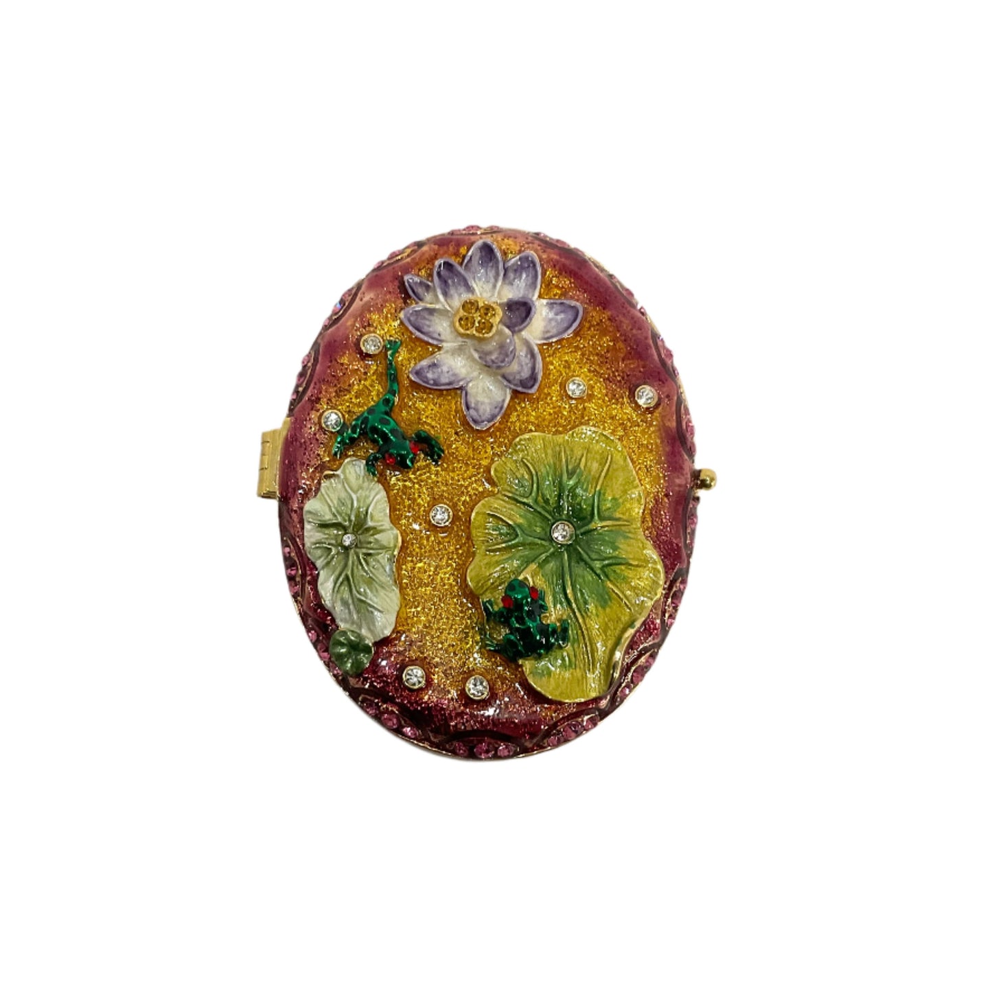 Frog Lotus Compact Mirror #12-1031
