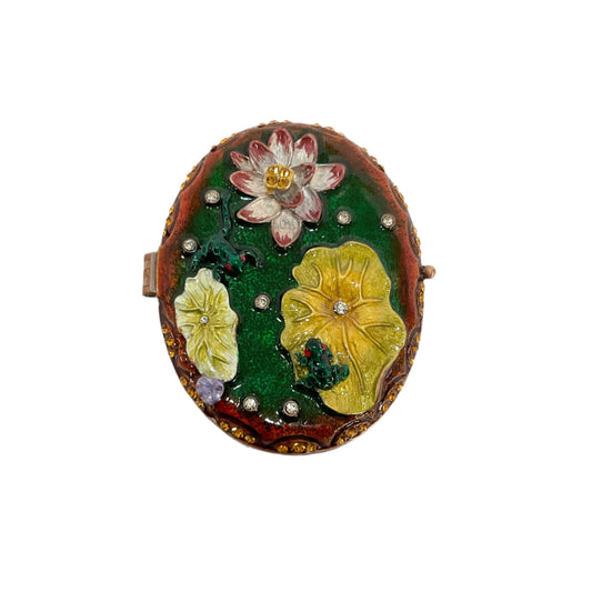 Frog Lotus Compact Mirror #12-1031