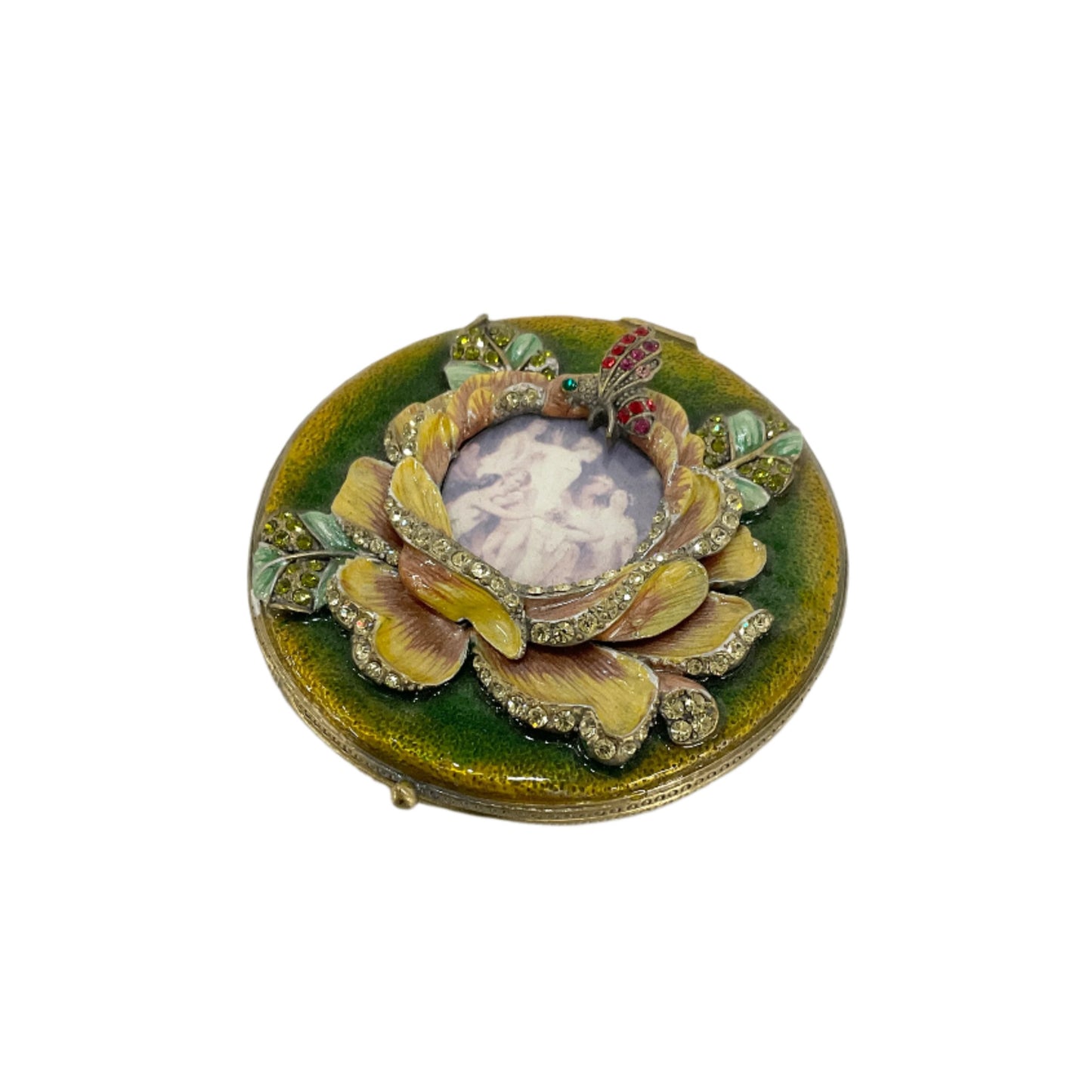 Floral Compact Mirror #20-008