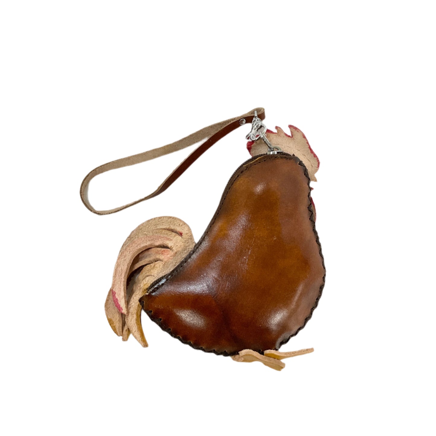 Leather Rooster Coin Purse #88-2518R