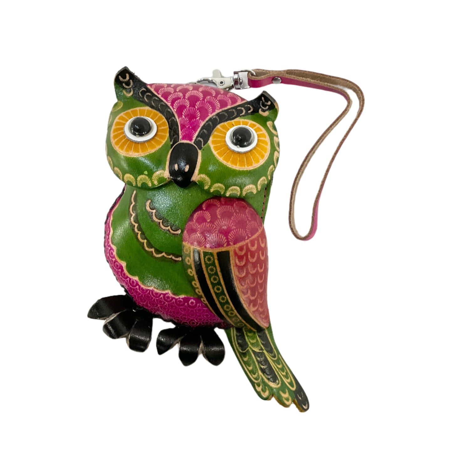 Leather Owl Coin Purse #88-2518O1