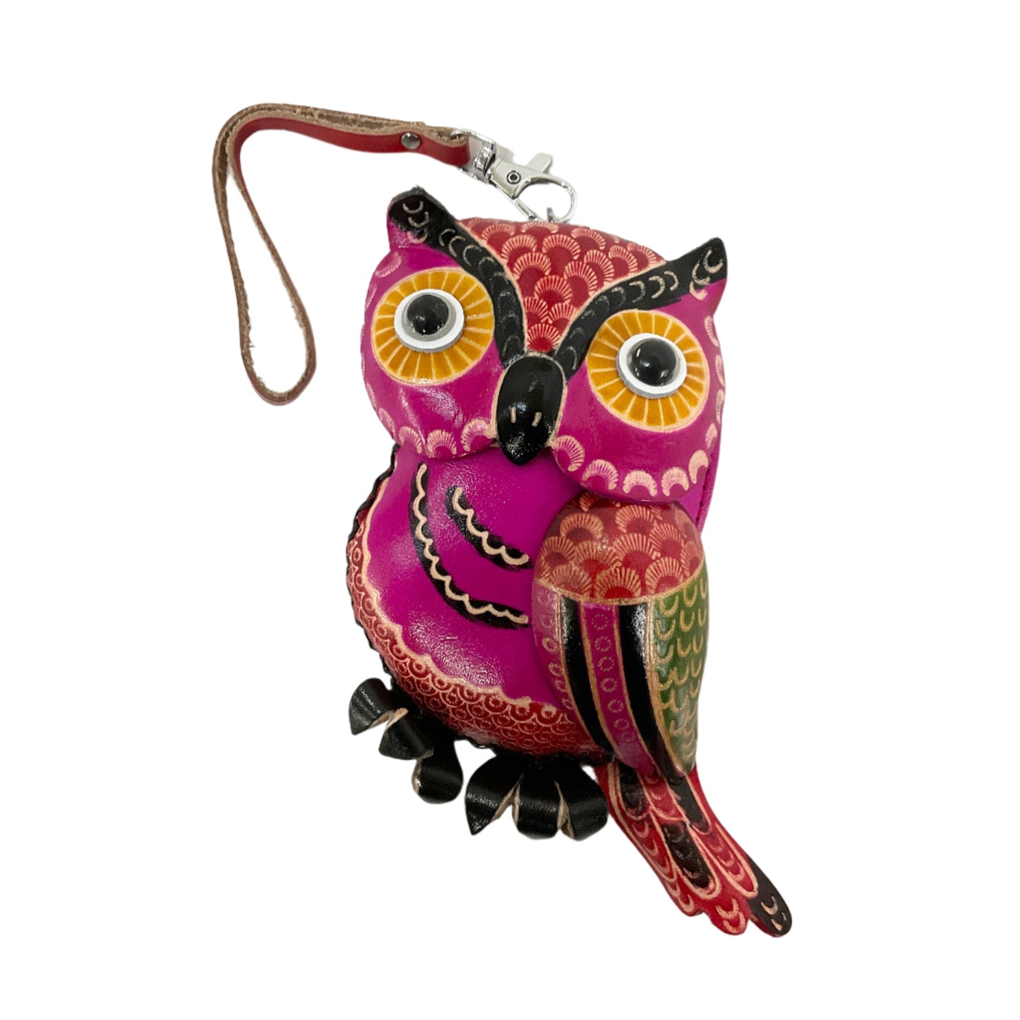 Leather Owl Coin Purse #88-2518O1