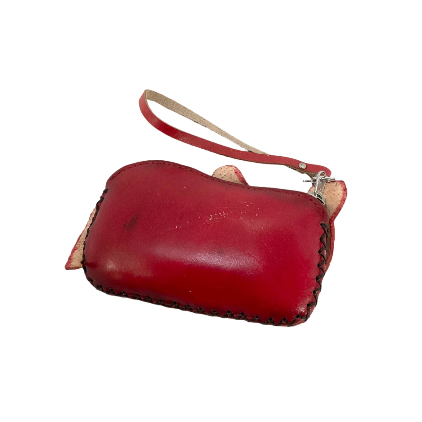 Leather Flower Cat Coin Purse #88-2518C3