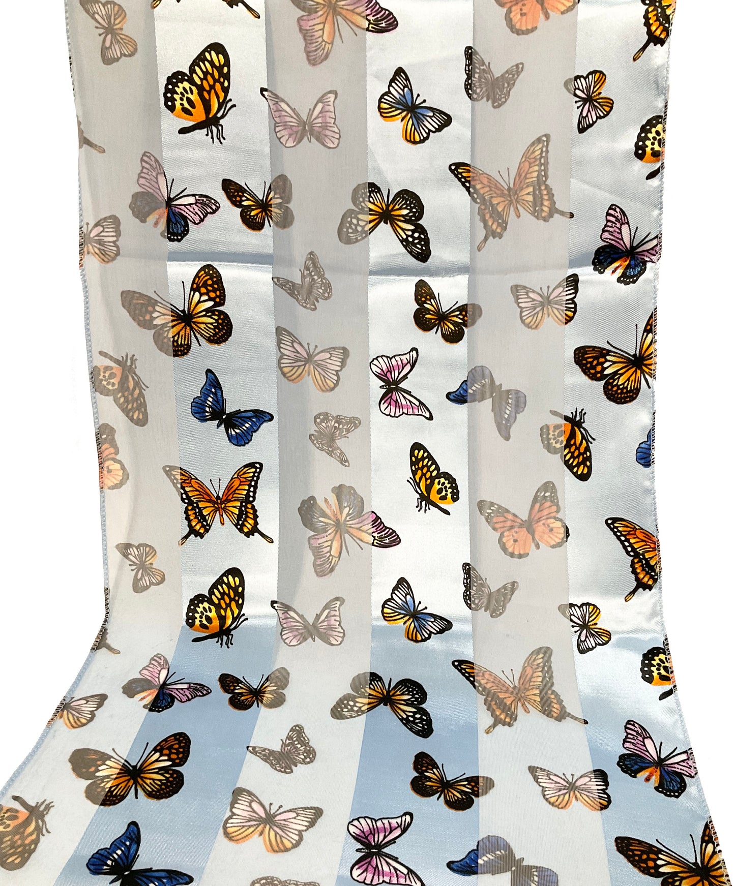 Butterfly satin scarf #ON2014
