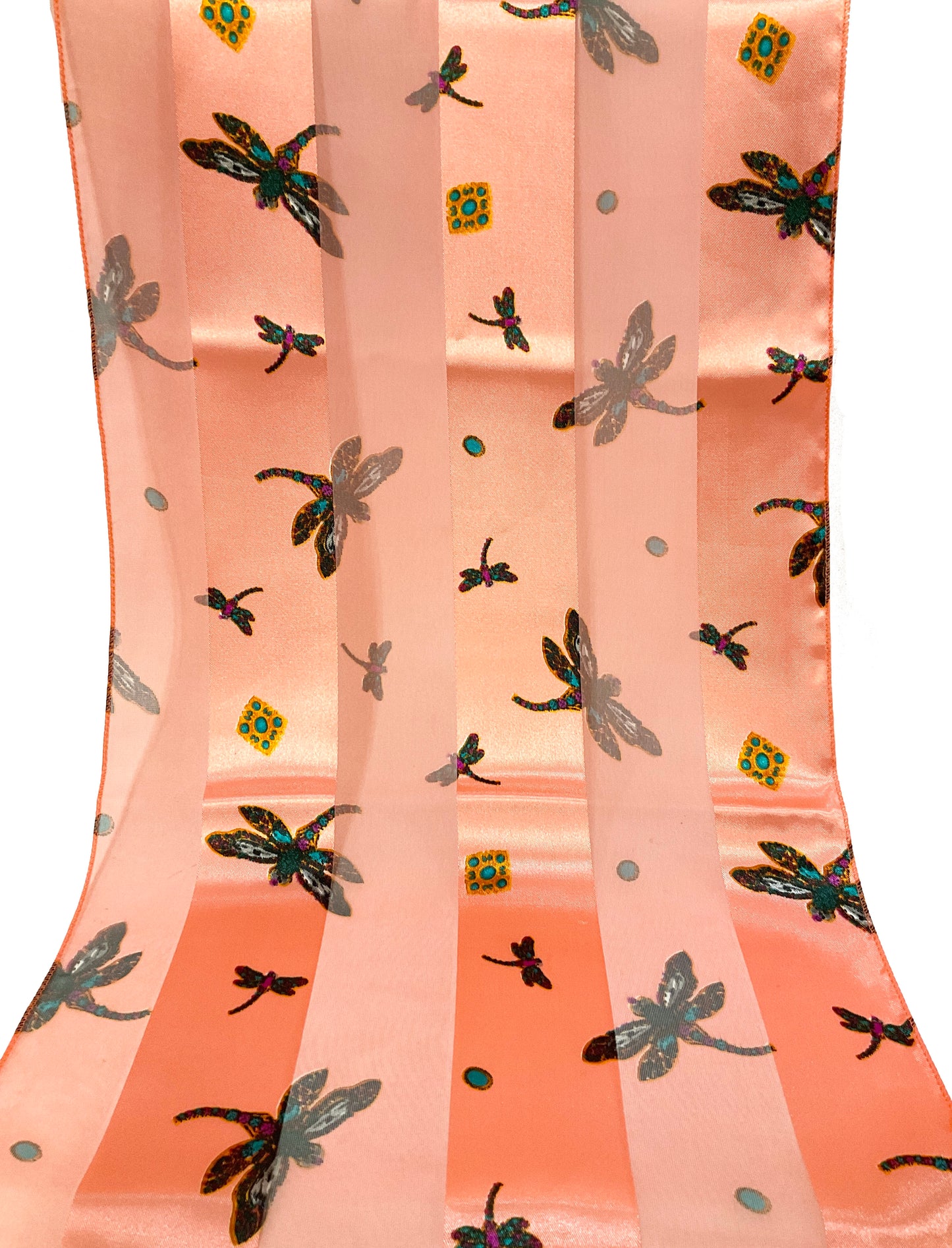 Dragonfly Satin Scarf #ON-2066