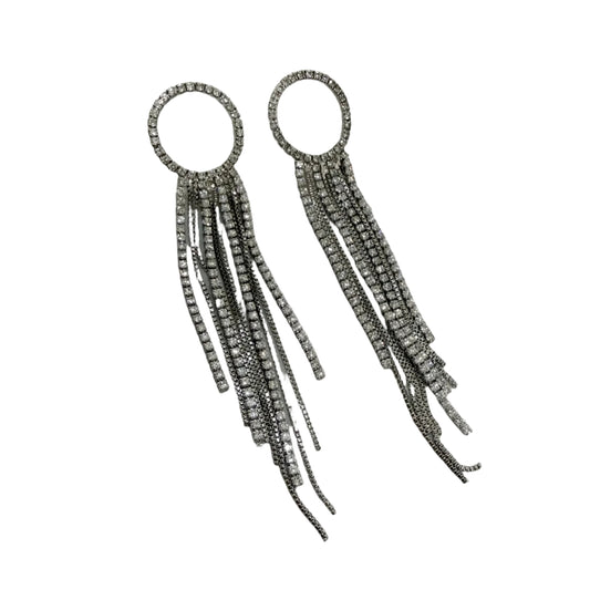 Circle Cubic Zirconia Earrings