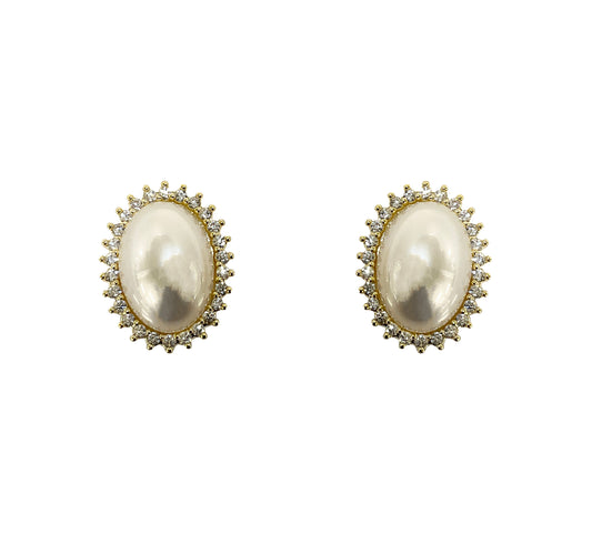 Pearl Clip Earring #60-190