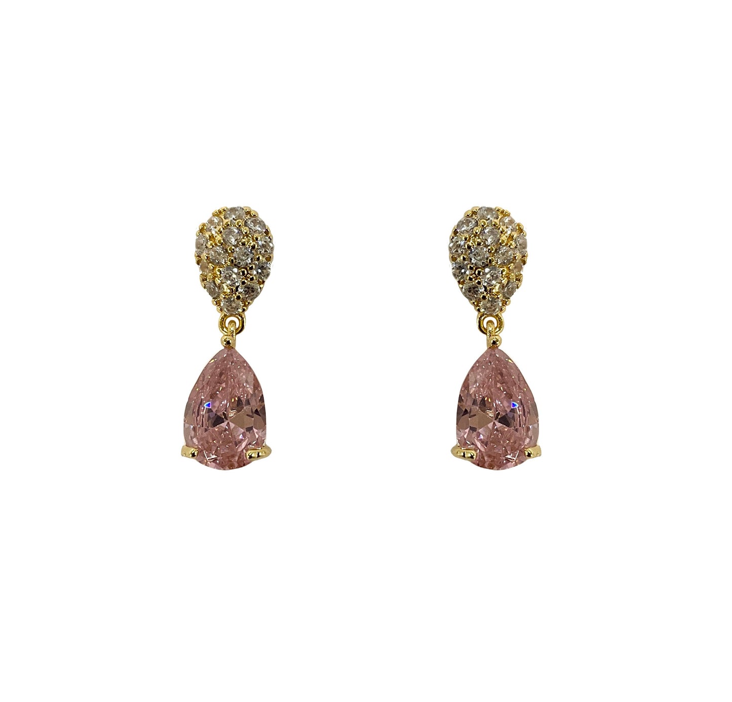 Drop CZ Earring #60-107