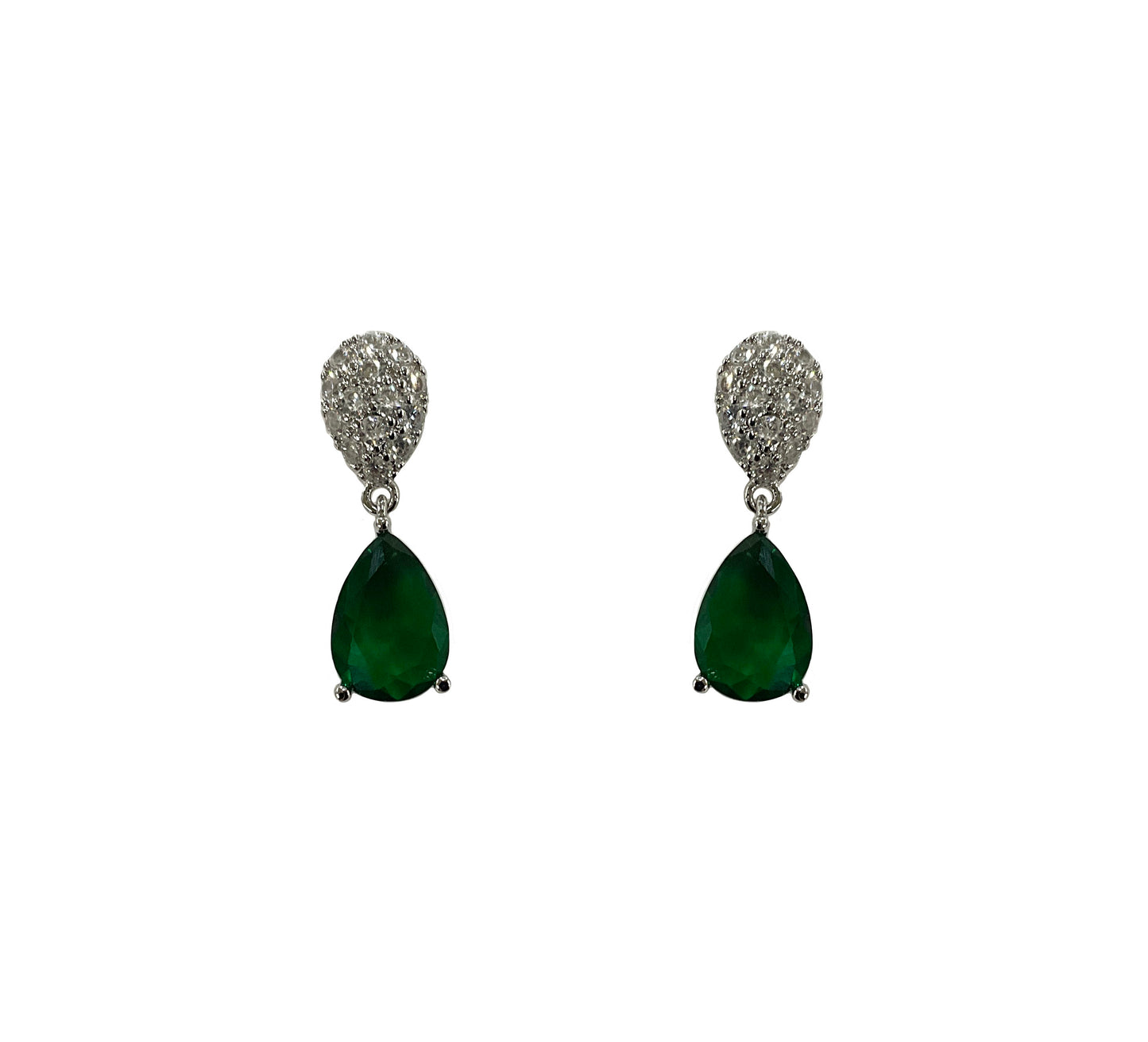 Drop CZ Earring #60-107