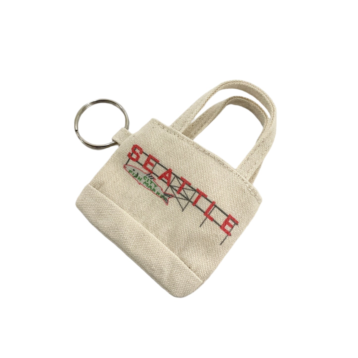 Seattle Mini Tote Keychain #89-25044
