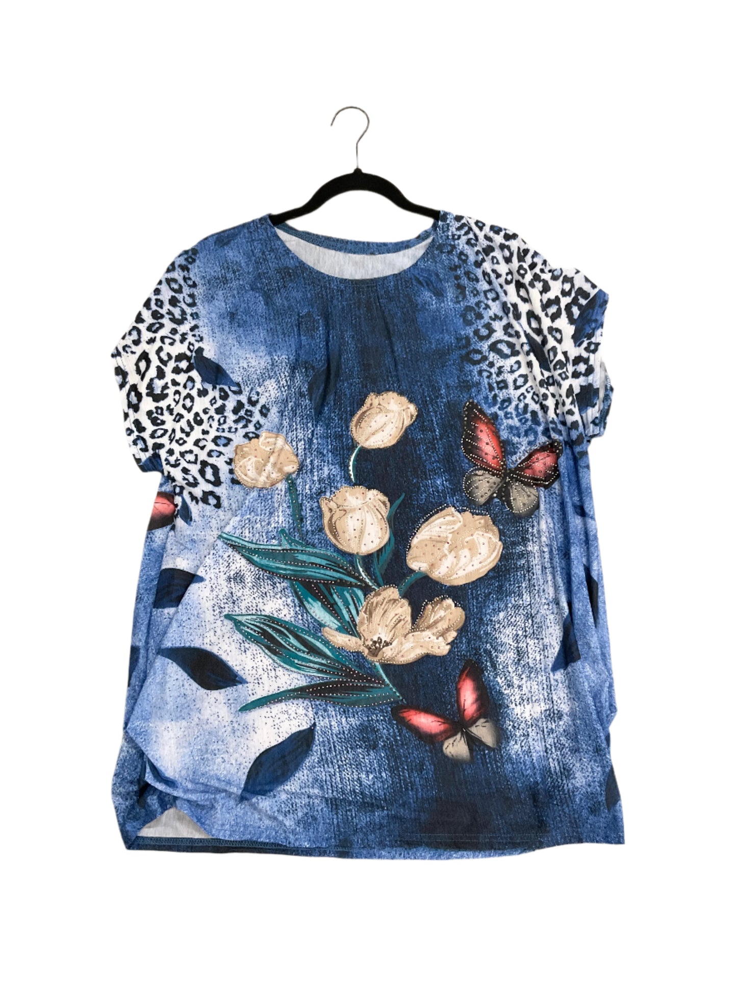 Butterfly Shirt Rhinestone #78-6283