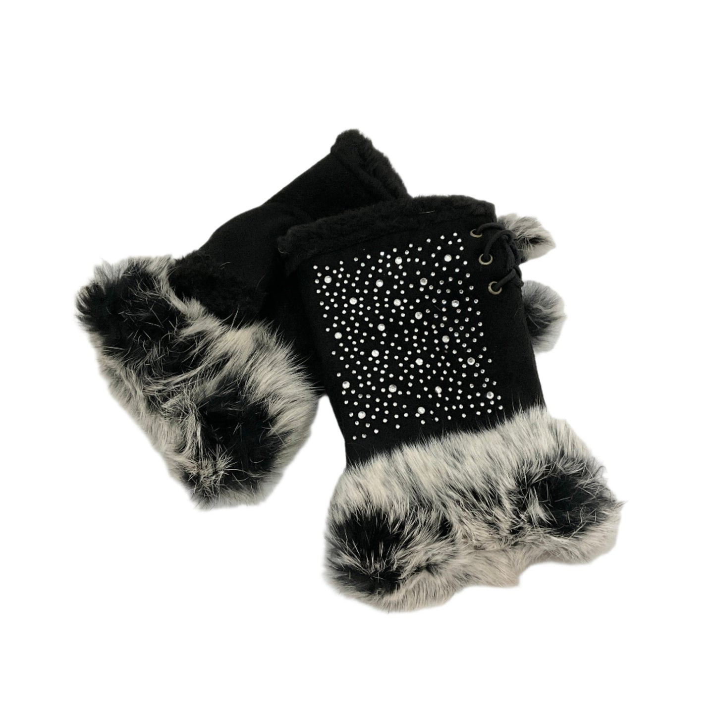 Stone Fur Fingerless Glove #89-93105