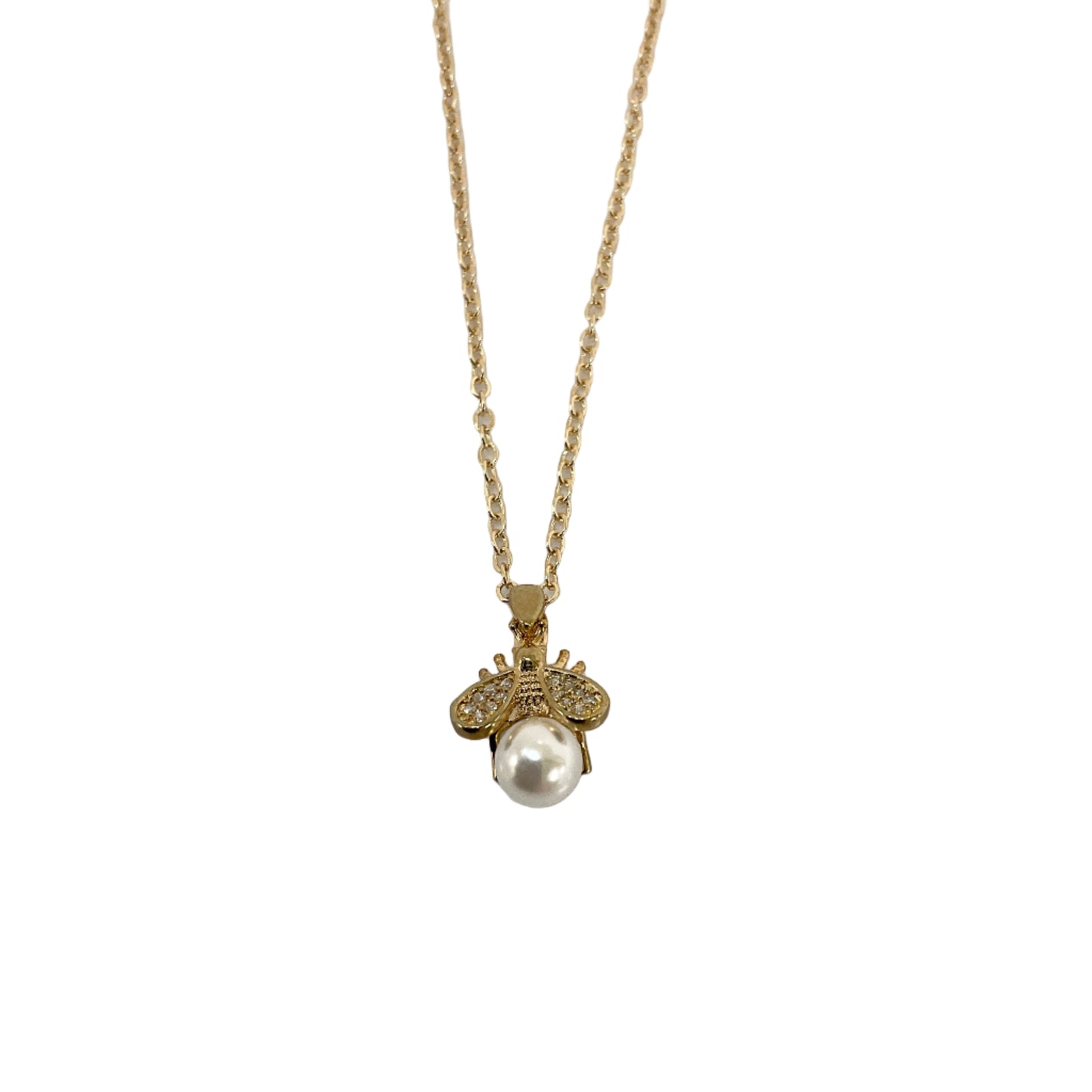 Pearl Bee CZ Necklace #10-17761