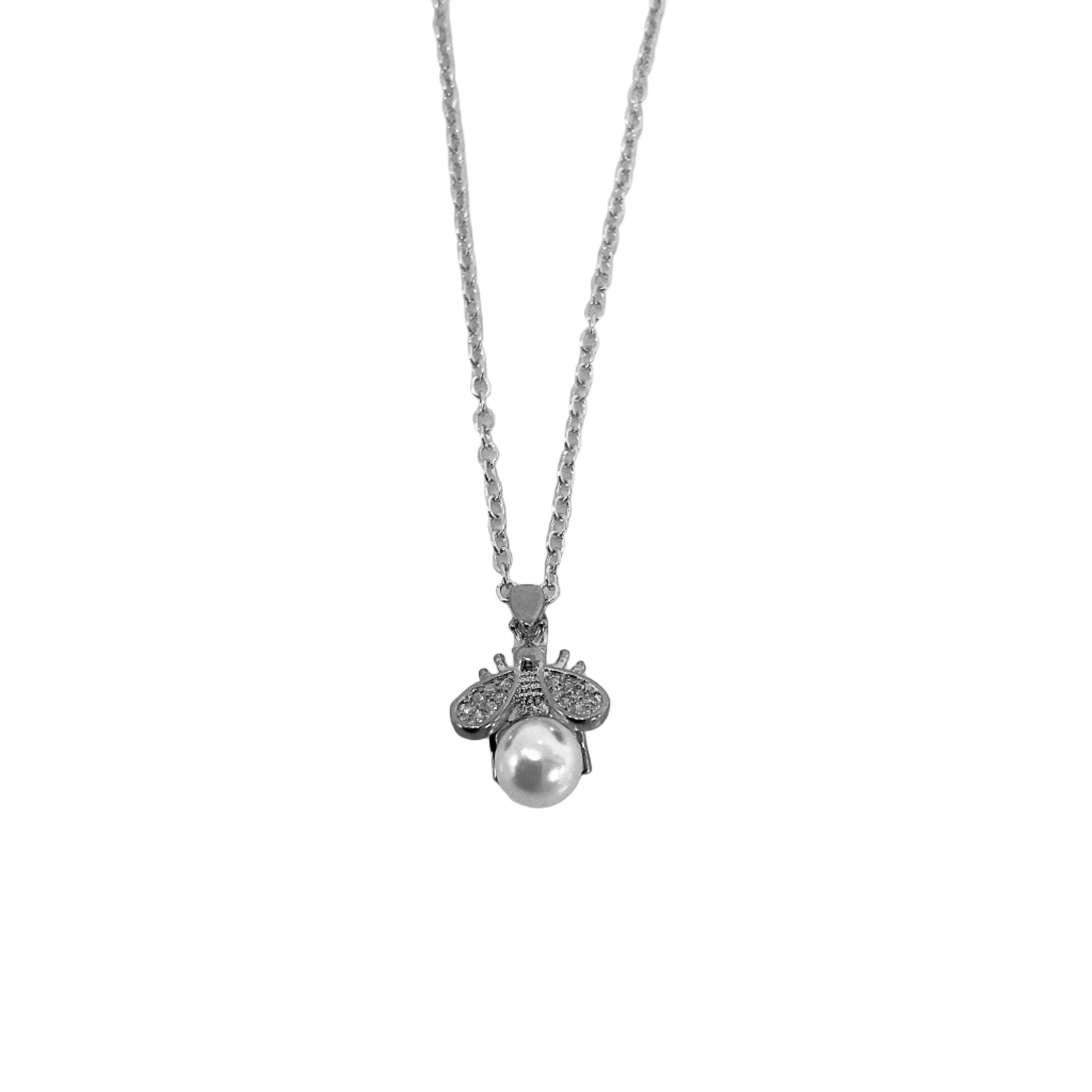 Pearl Bee CZ Necklace #10-17761