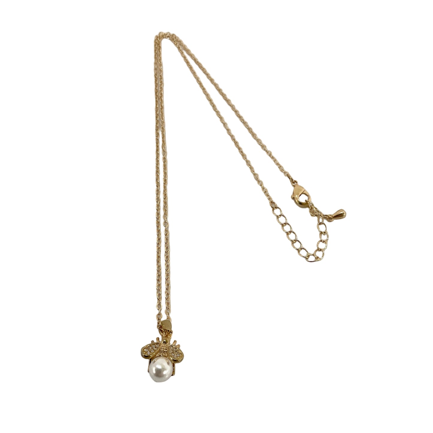 Pearl Bee CZ Necklace #10-17761