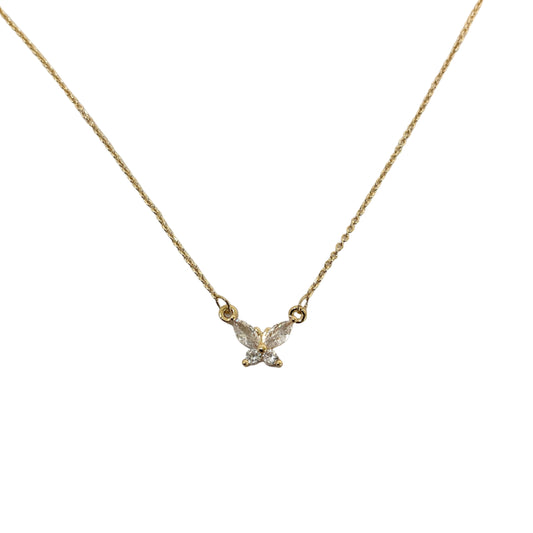 Butterfly CZ Necklace #10-16788