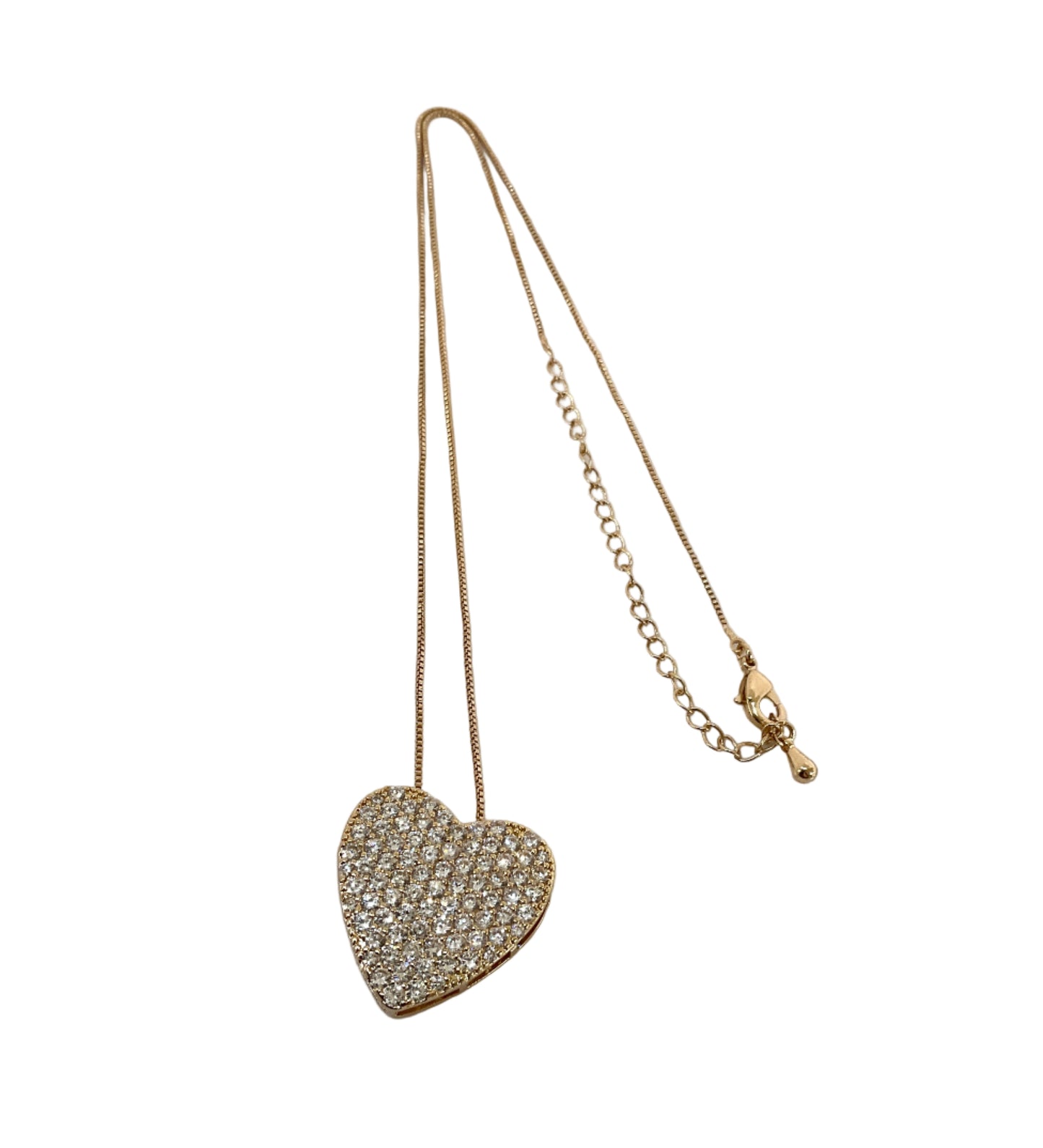 Heart CZ Necklace #10-17994
