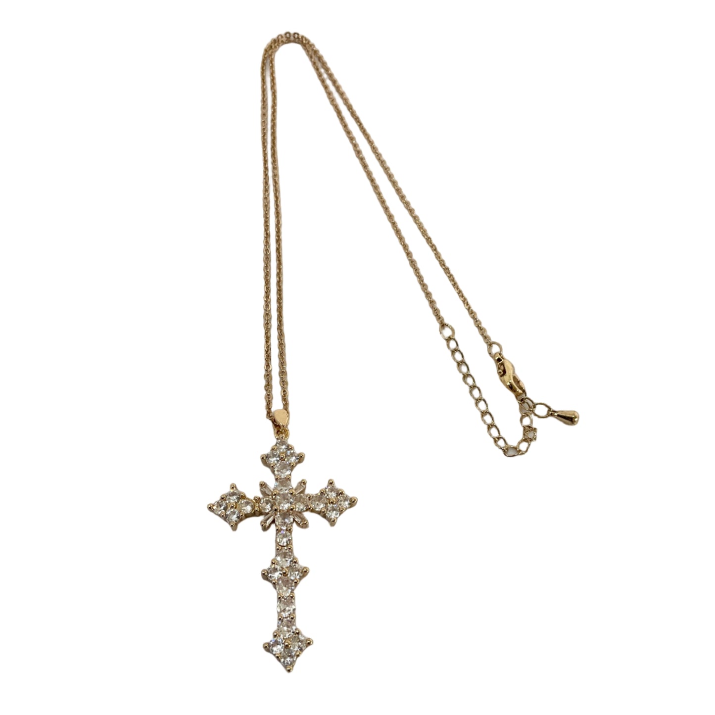 Cross CZ Necklace #10-18131