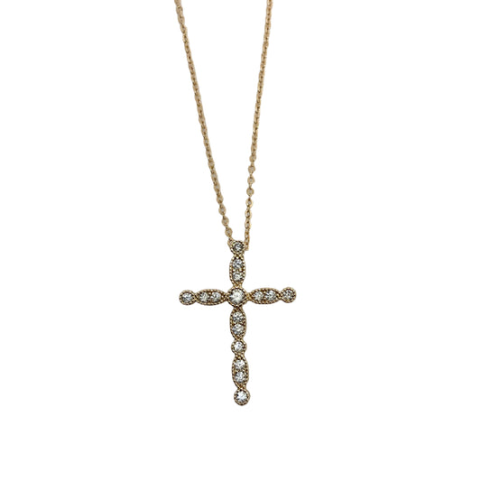 Cross CZ Necklace #10-17463