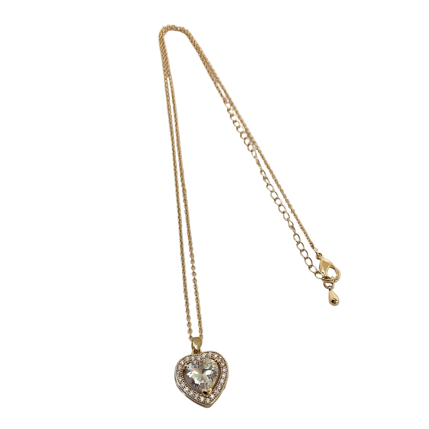 Heart CZ Necklace #10-18176