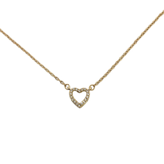 Heart CZ Necklace #10-17912