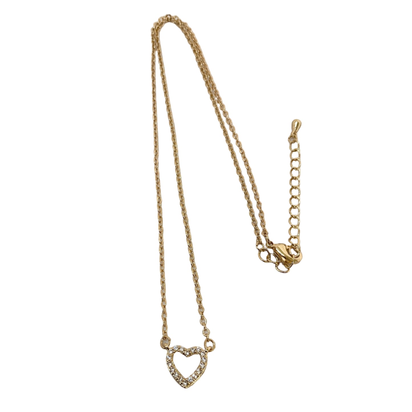 Heart CZ Necklace #10-17912