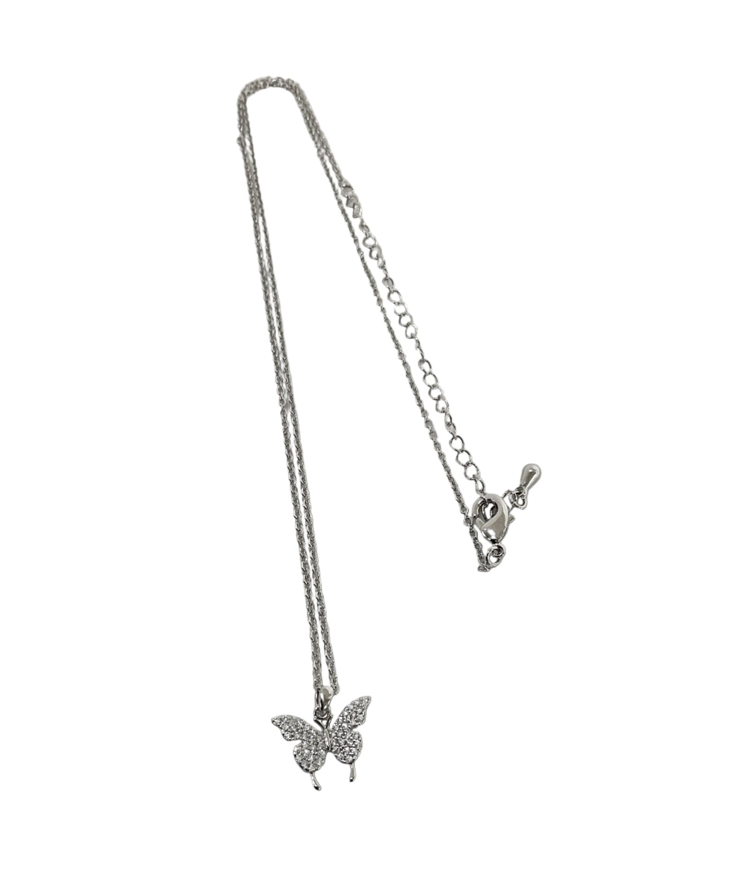 Butterfly CZ Necklace #10-18020