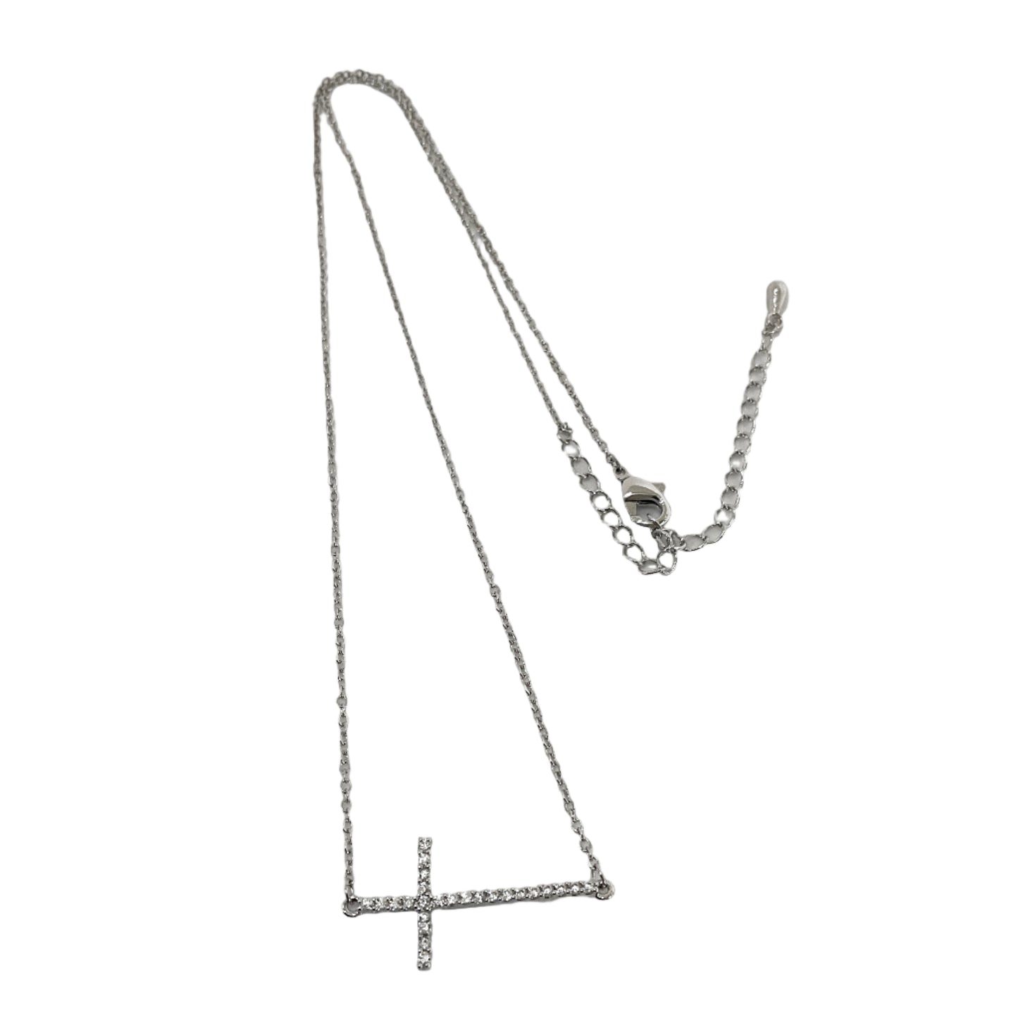 Cross CZ Necklace #12-17777