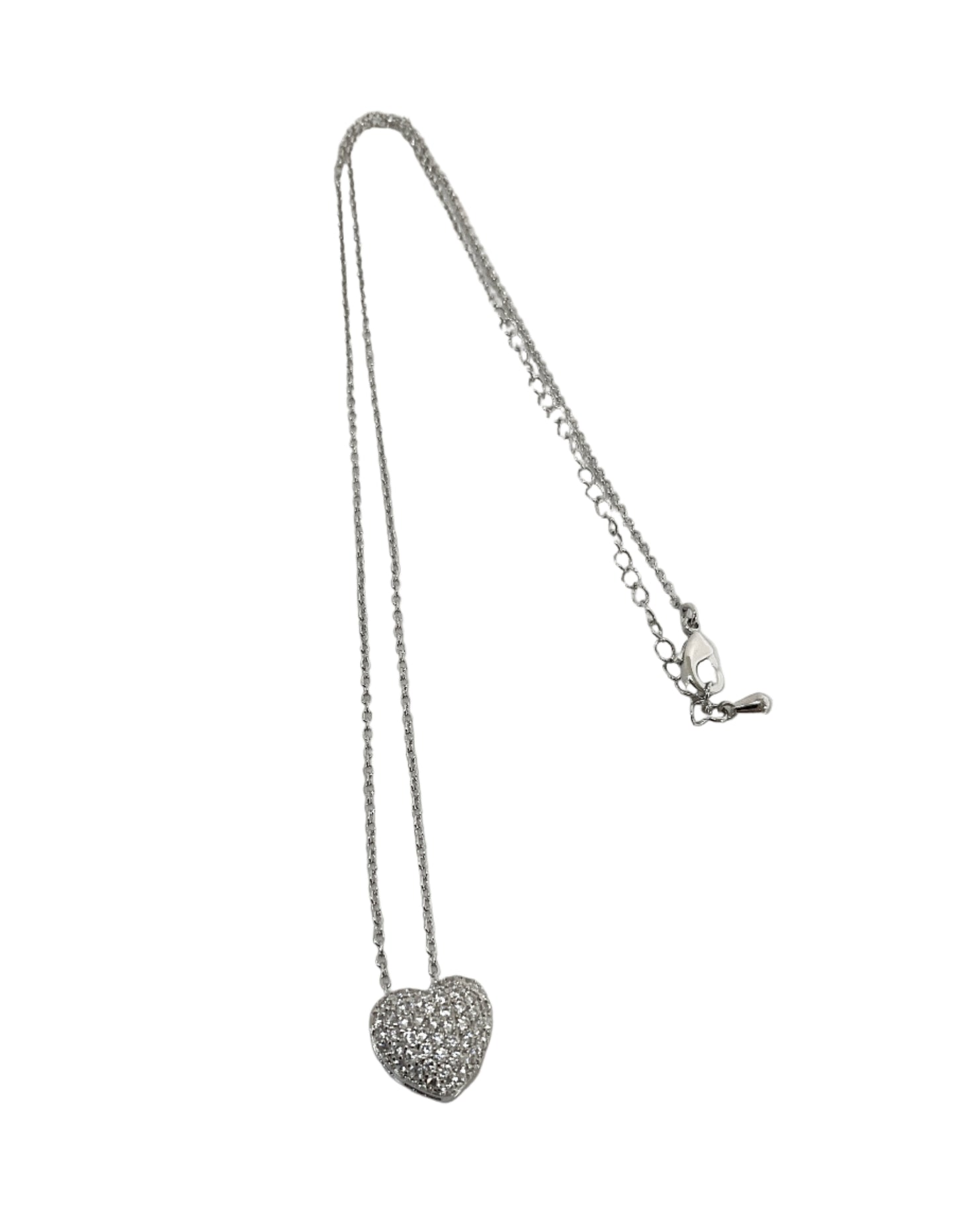 Heart CZ Necklace #10-18299