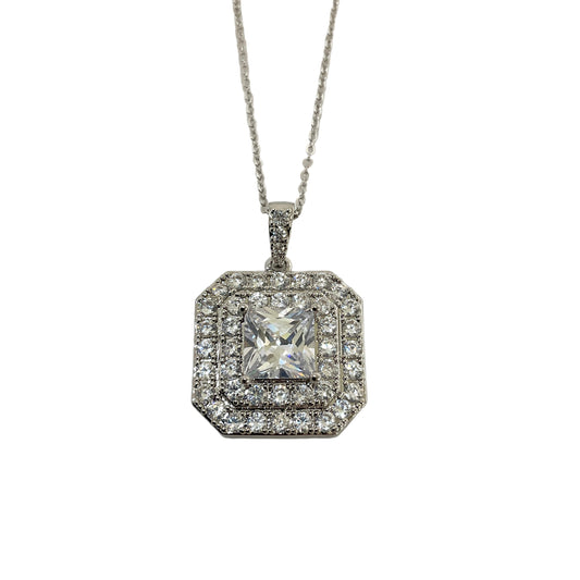 CZ Pendant Necklace #10-18129