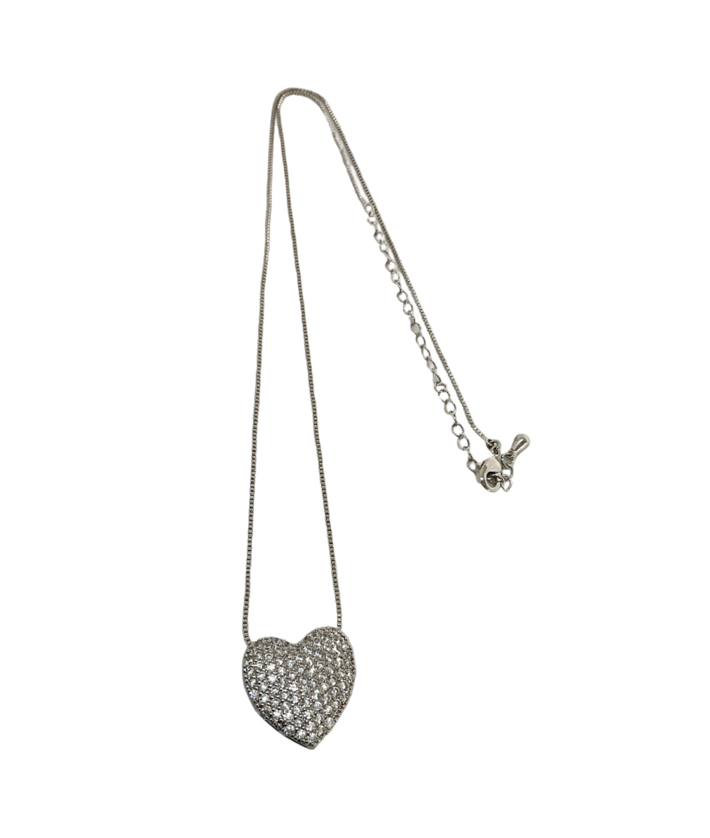Heart CZ Necklace #10-17995