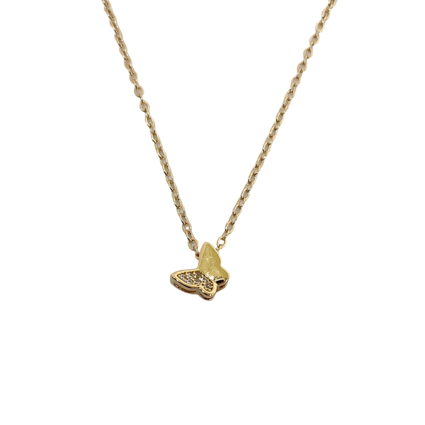 Butterfly CZ Necklace #10-18019