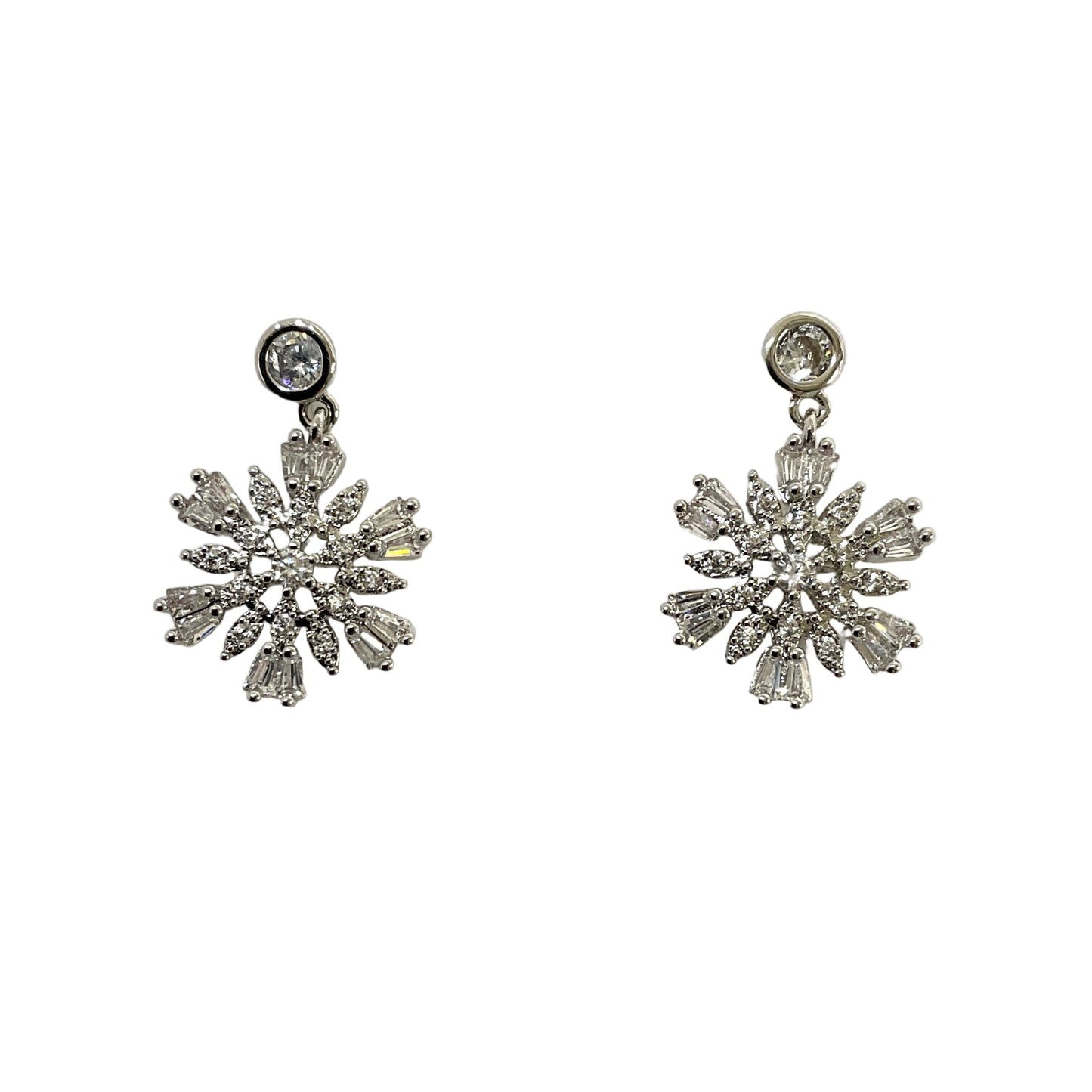 Snowflake CZ Earring #10-27773