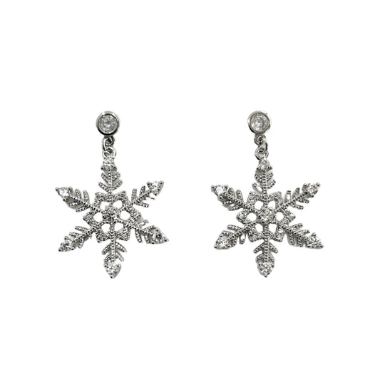 Snowflake CZ Earring #10-2512128729