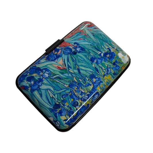 Aluminum Wallet Irises #89-6909IS