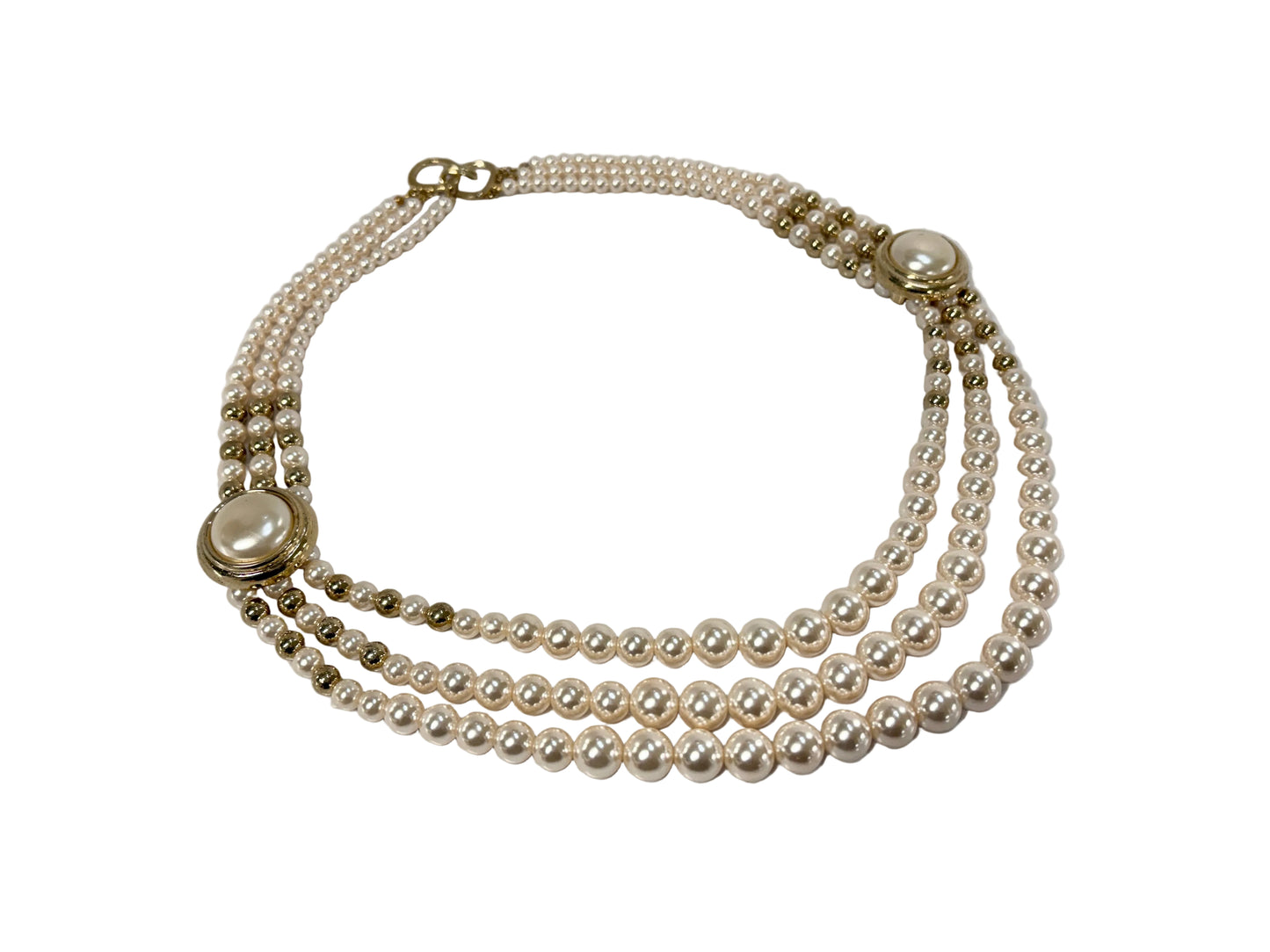 Statement Faux Pearl Necklace