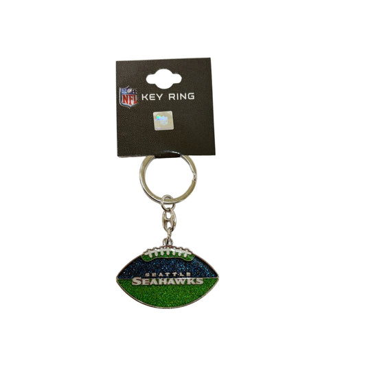 Seahawks Football Glitter Keychain #80-64614