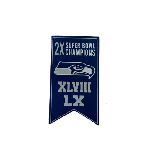 Seahawks Superbowl 2nd time 60 Champs Pin #80-10641460