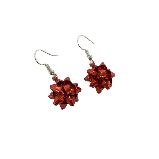 Ribbon Bow Present Earring #89-261156
