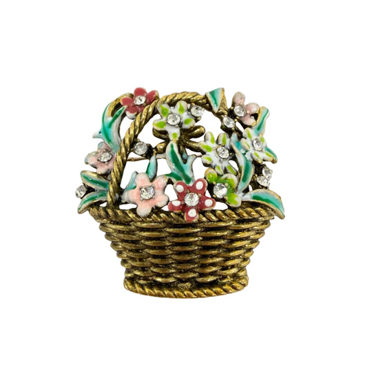 Flower Basket Pin #89-260454