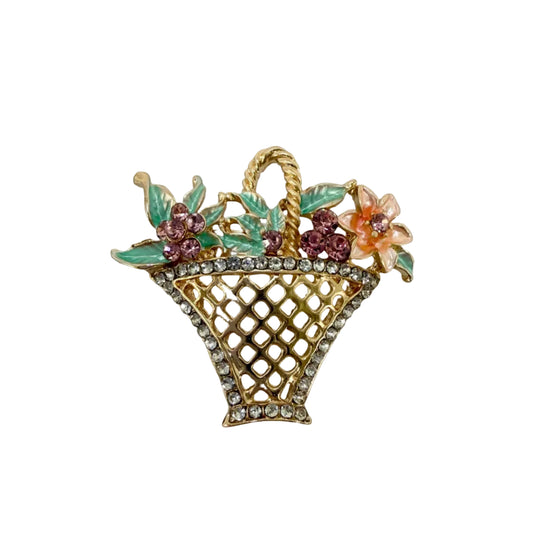 Flower Basket Pin #89-264546