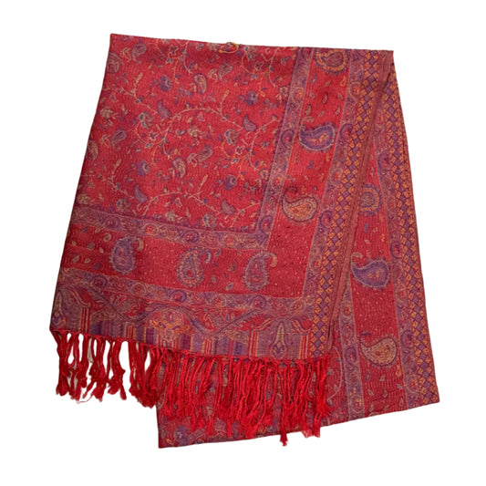 Paisley Pashmina Scarf #89-24656RD
