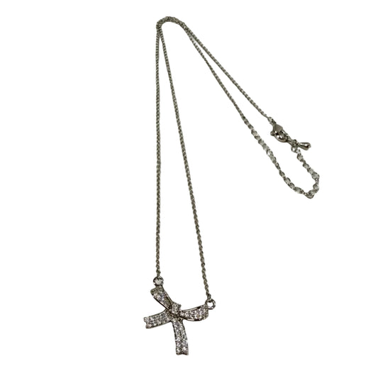 Bow CZ Necklace #10-18356