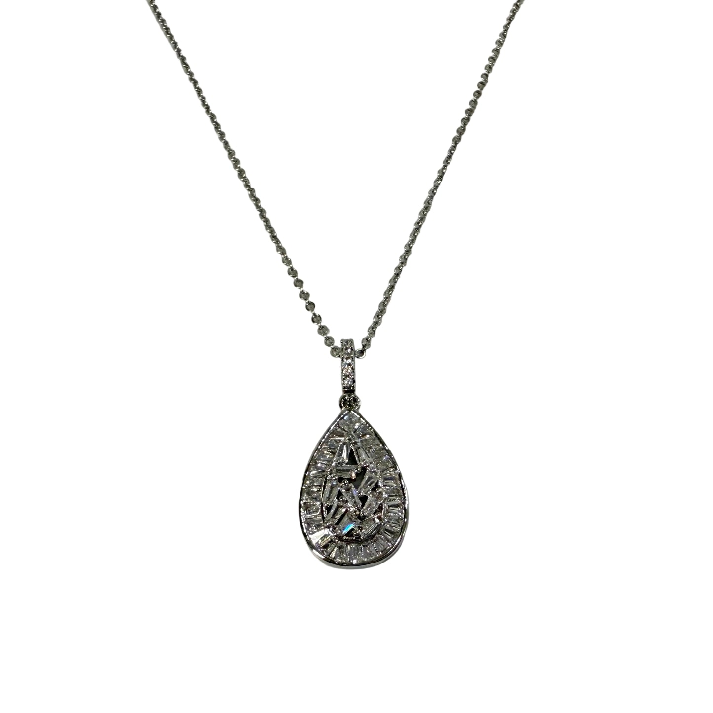 Drop CZ Necklace #10-17917