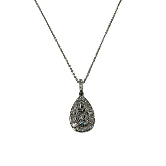 Drop CZ Necklace #10-17917