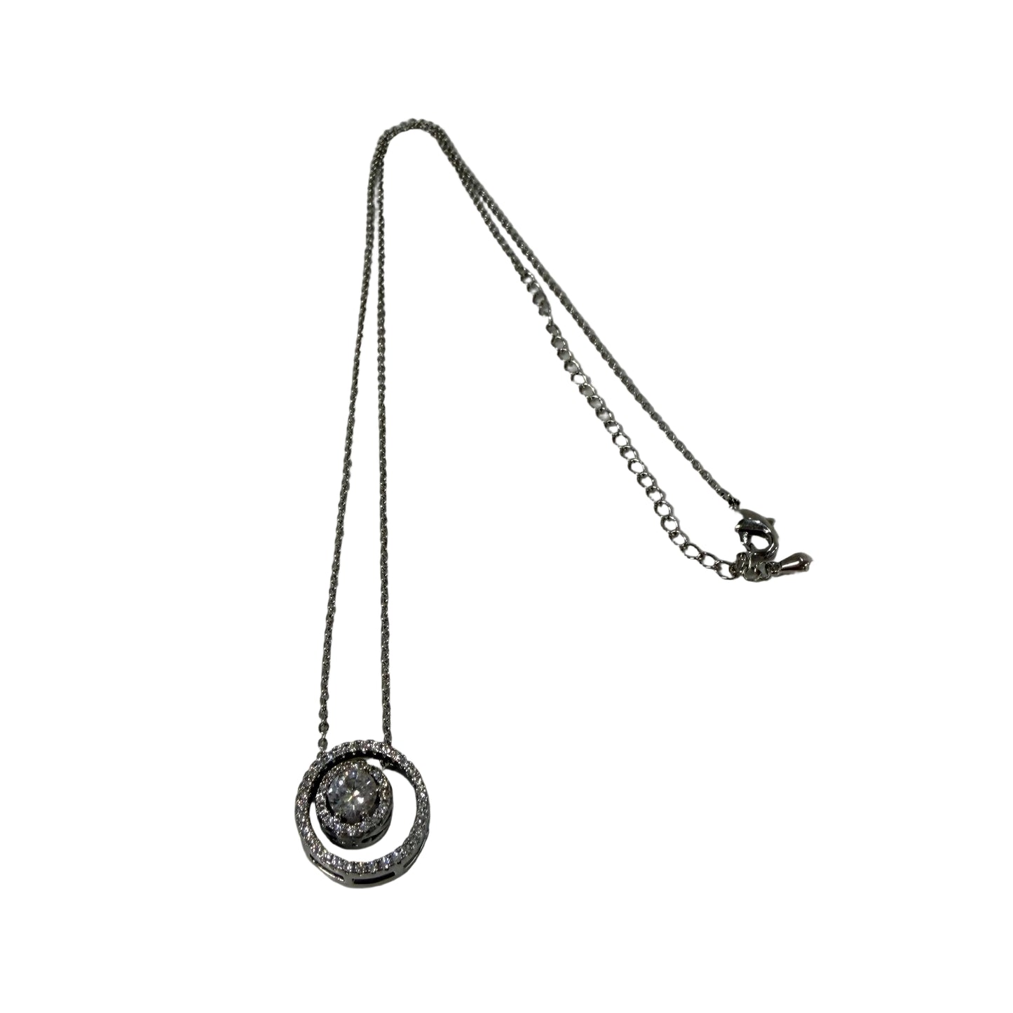 Circle CZ Necklace #10-17920