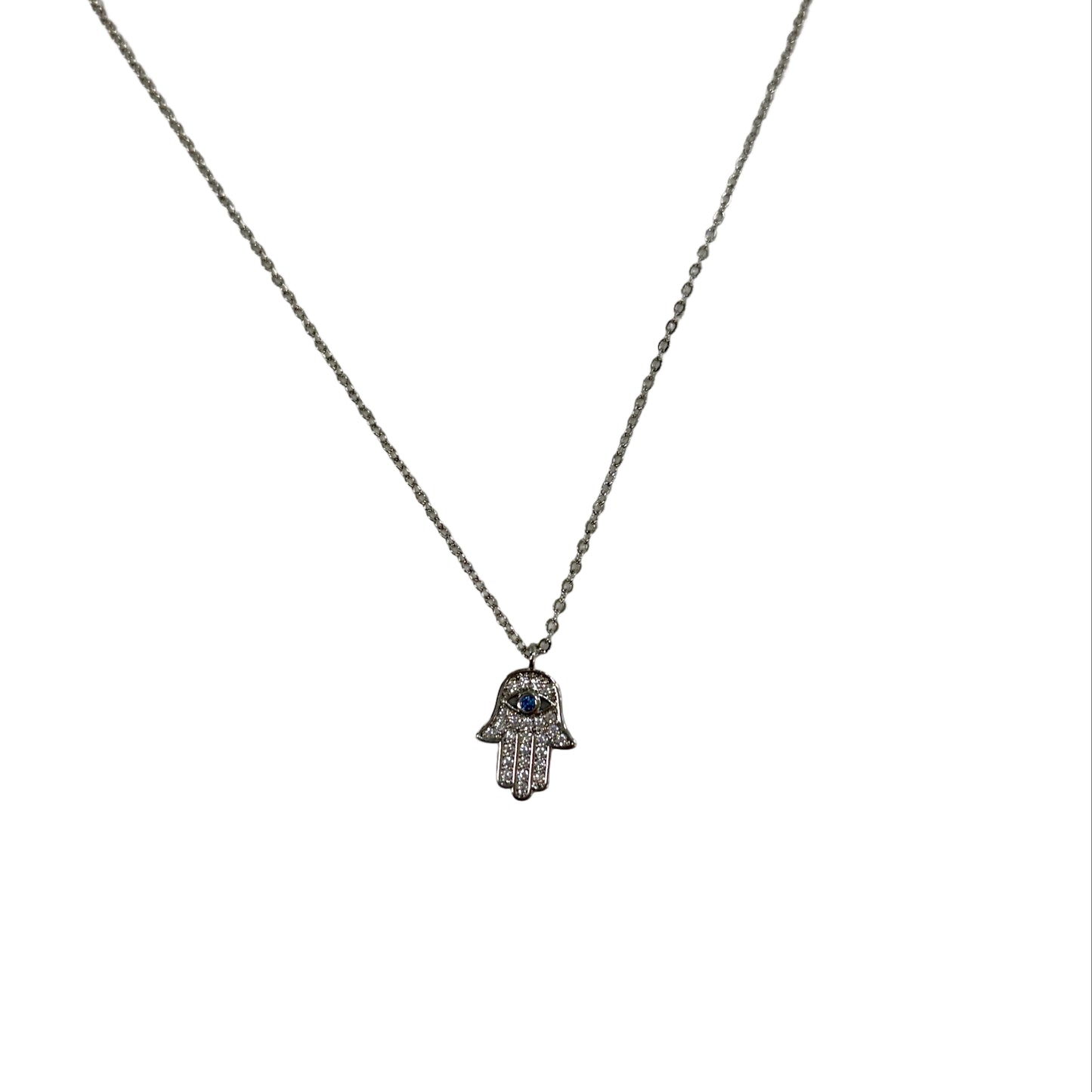 Hand CZ Necklace #89-18126