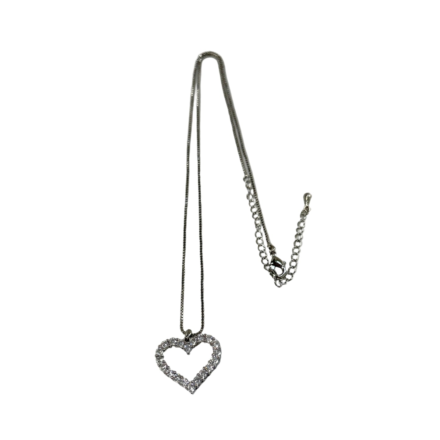 Heart CZ Necklace #10-19026