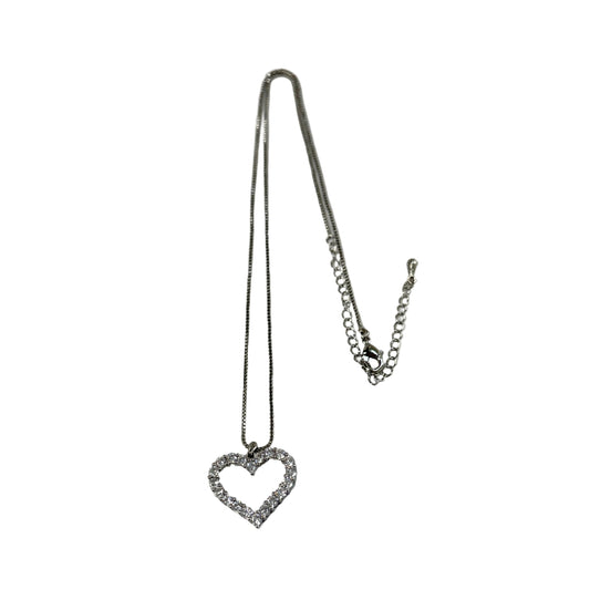 Heart CZ Necklace #10-19026