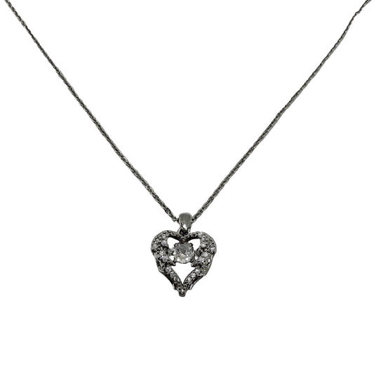 Heart CZ Necklace #10-17911